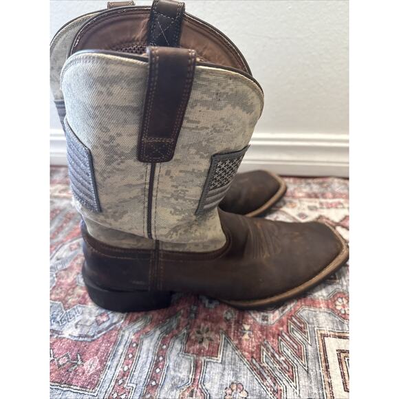 Ariat men’s Patriot American Flag Western Boot Size-5 Square Toe -men’s Size 11D - Picture 7 of 10